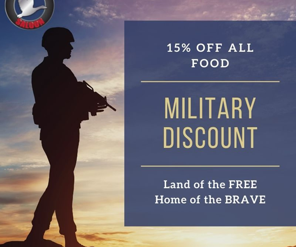 military discount promotion